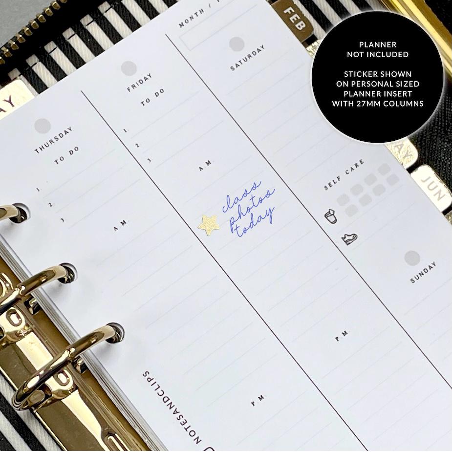 Foiled Star Stickers