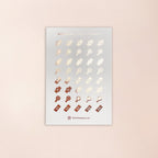 Mini Candy Icons Planner Stickers: Foiled Decorative Stickers