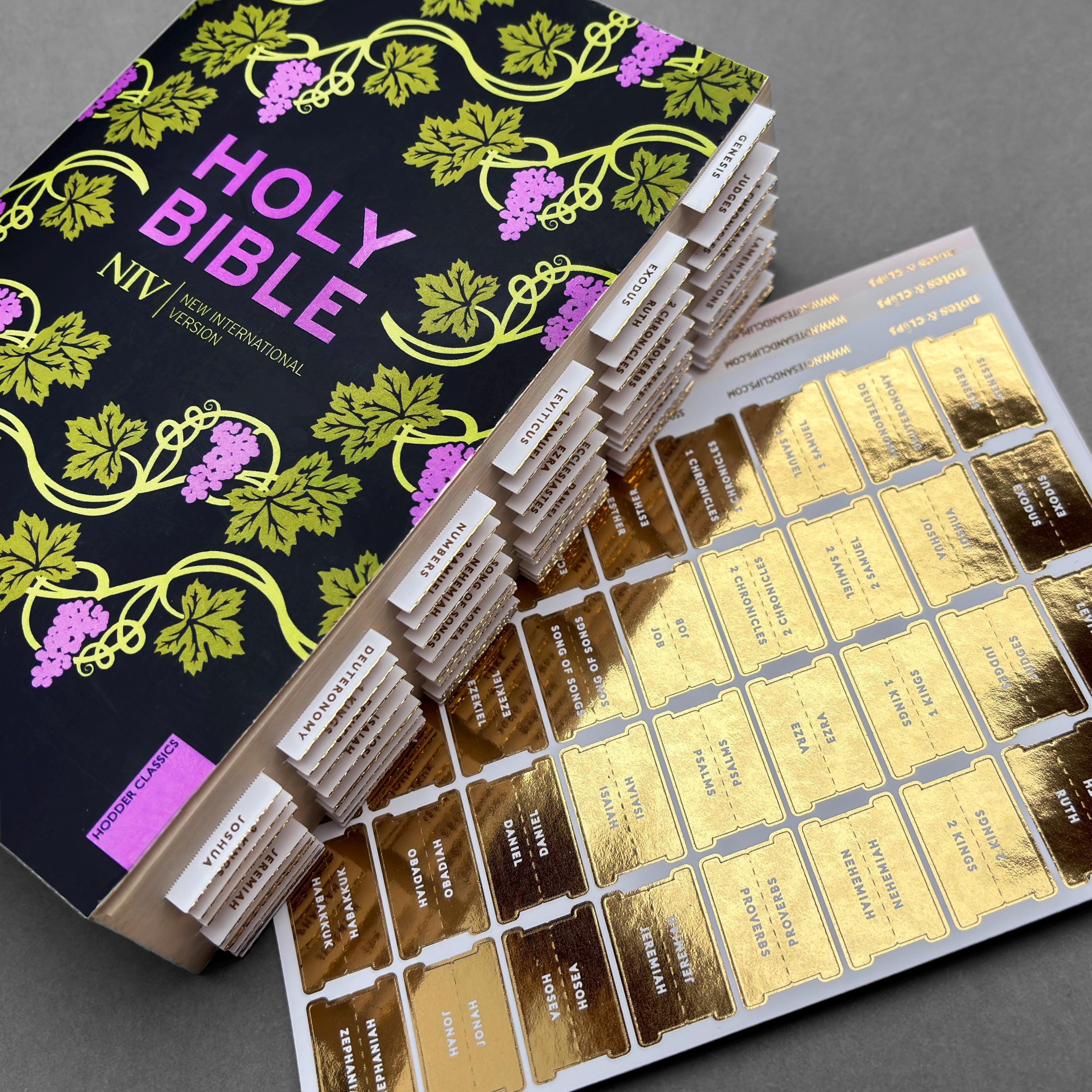 Bible Tabs - Foiled Tabs for Bibles