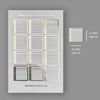 Foiled Planner Tracking Stickers