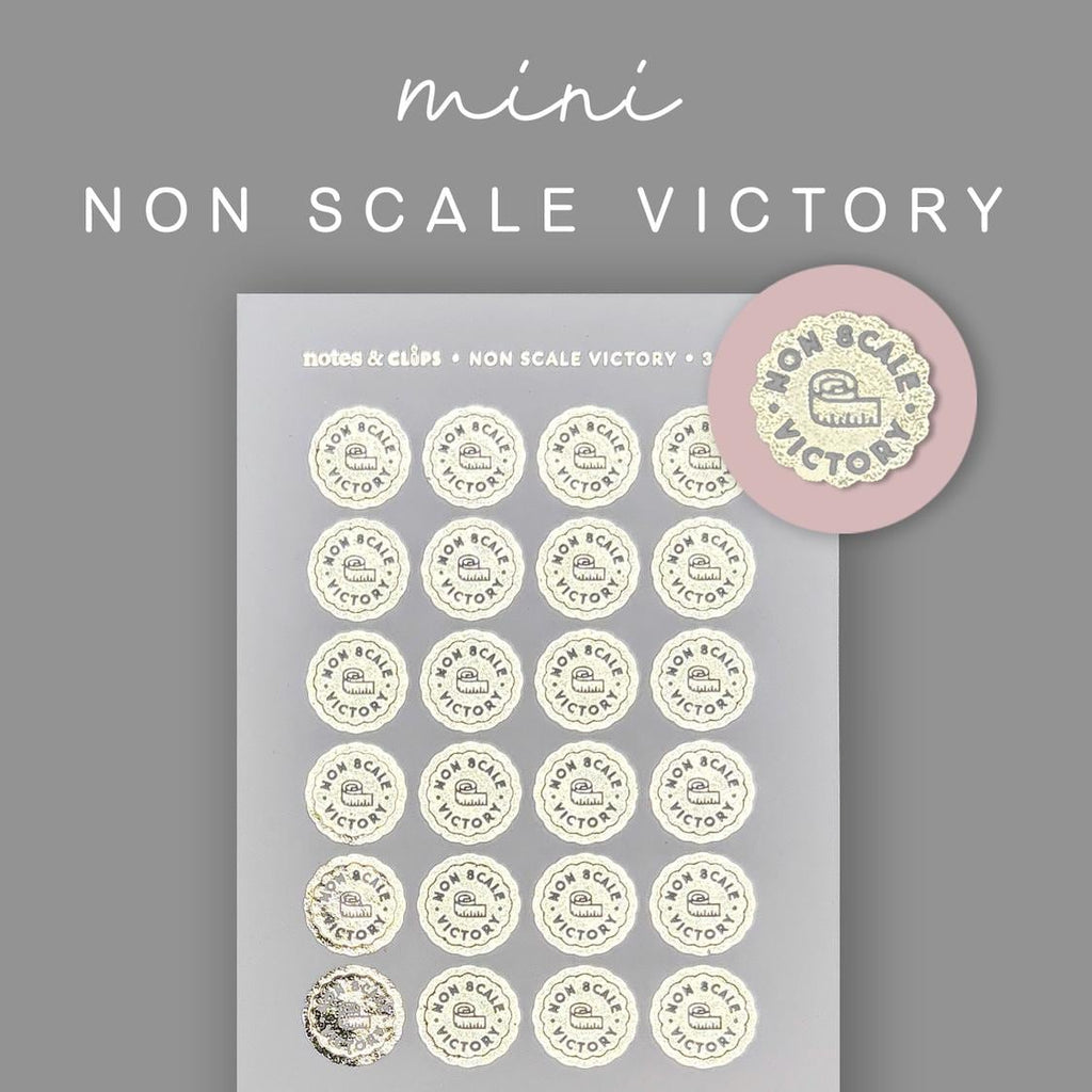 Foiled Weight Loss Stickers - Non Scale Victory Awards