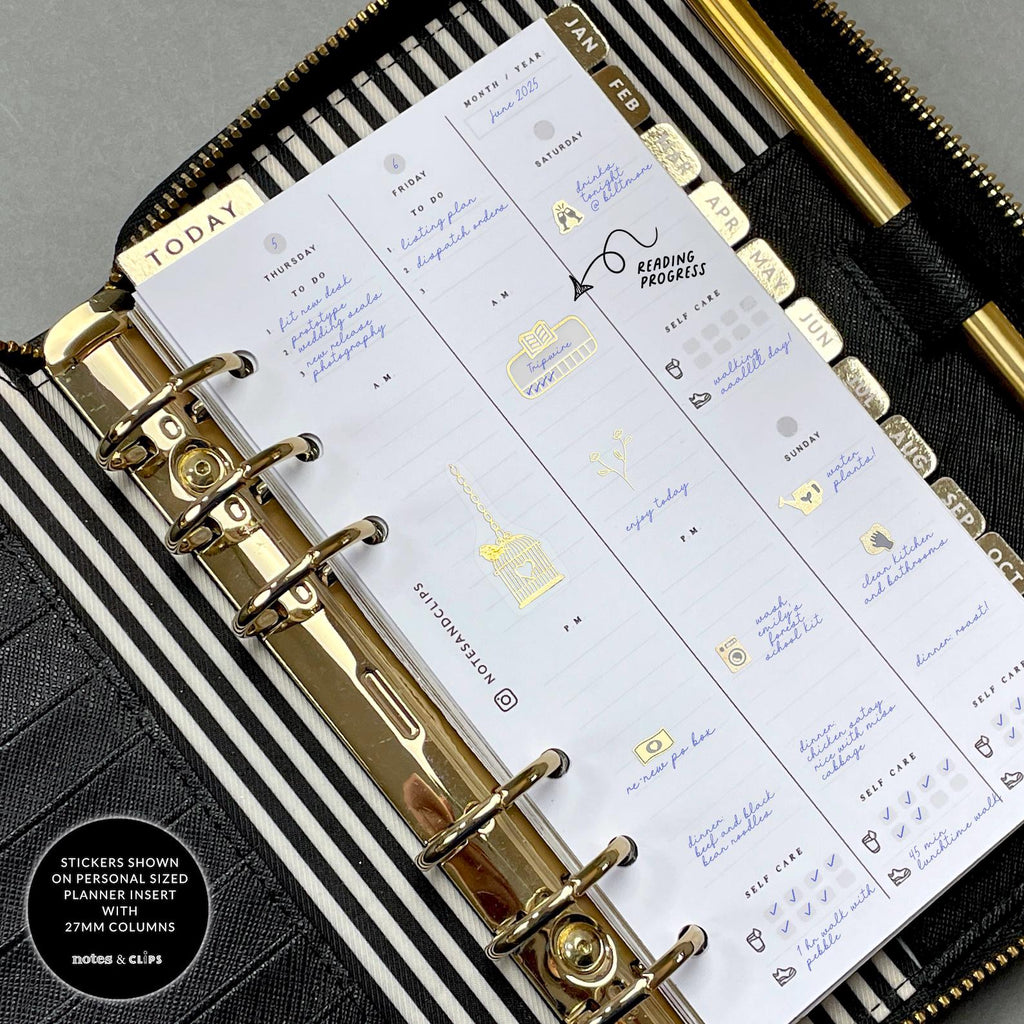 Reading Tracker Sticker Sheet