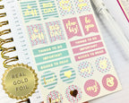 Foil Planner Stickers