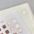 Foiled Saving Planner Stickers: Mini Icon Stickers
