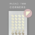 Mini Corner Planner Stickers: 7mm Foiled Stickers