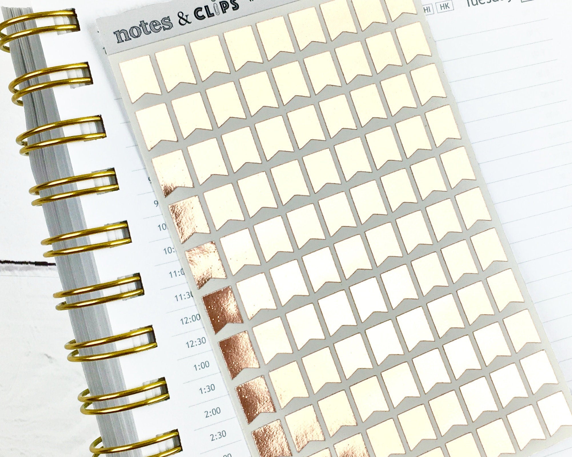 Foil Planner Stickers | 4 Sheet Utility Bundle