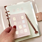 Foiled Planner Time Stickers: Decorative Planning Stickers