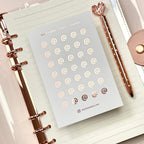 Foiled Email Planner Stickers: 9mm Icon Stickers