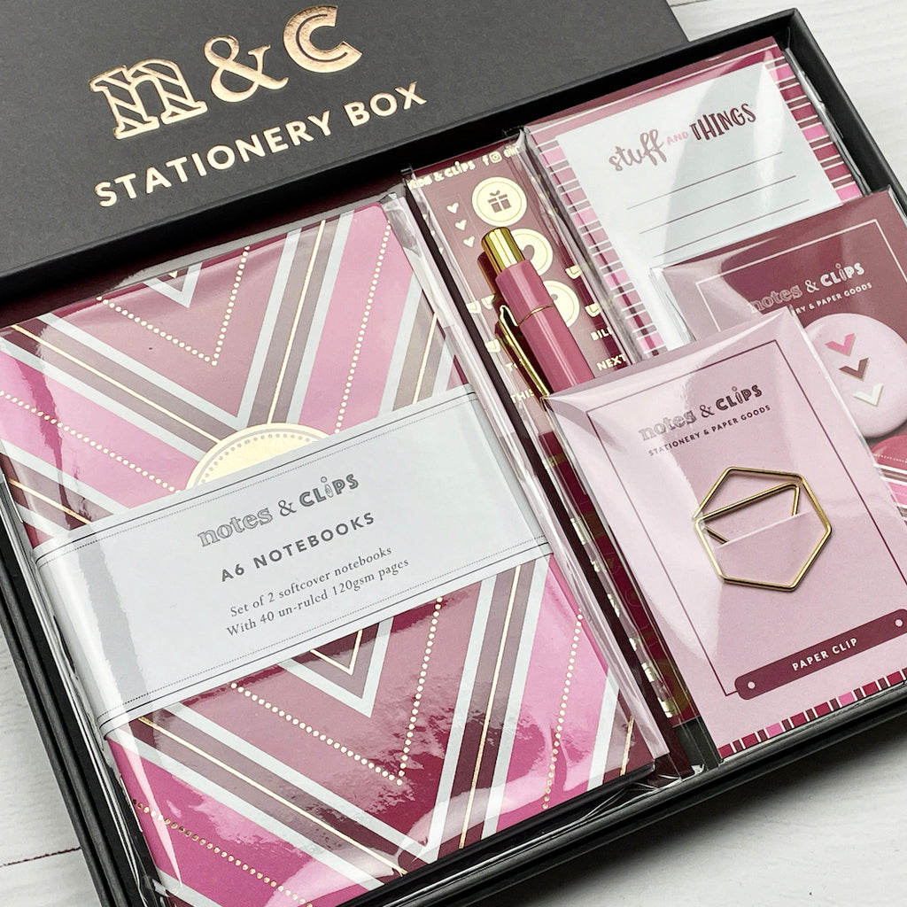 Stationery sets and letterbox gifts for her and gifts for him