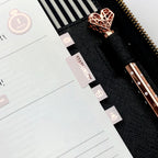 Foiled Wedding Planner Tabs: Small Stickers