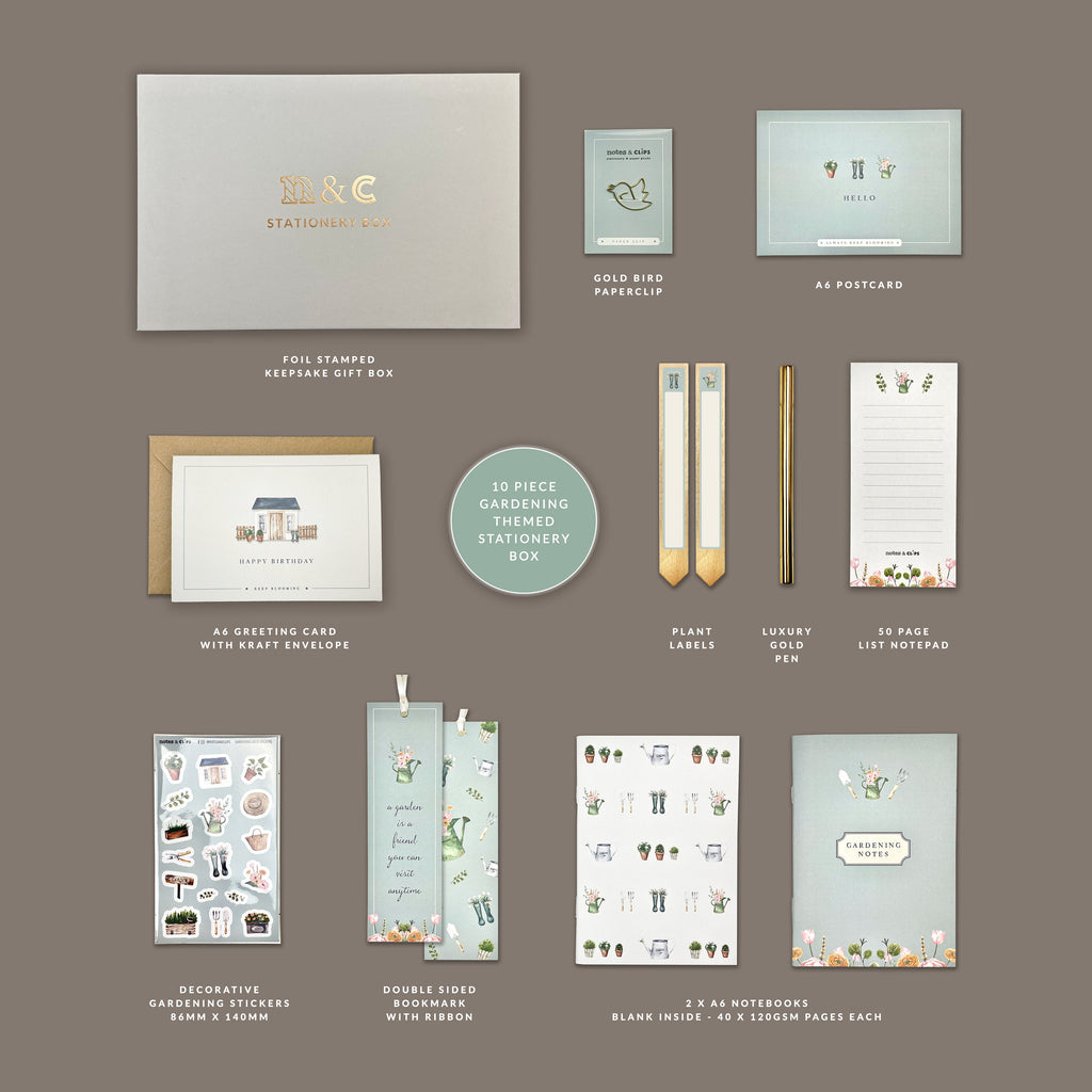 Gardening Stationery Letterbox Gift