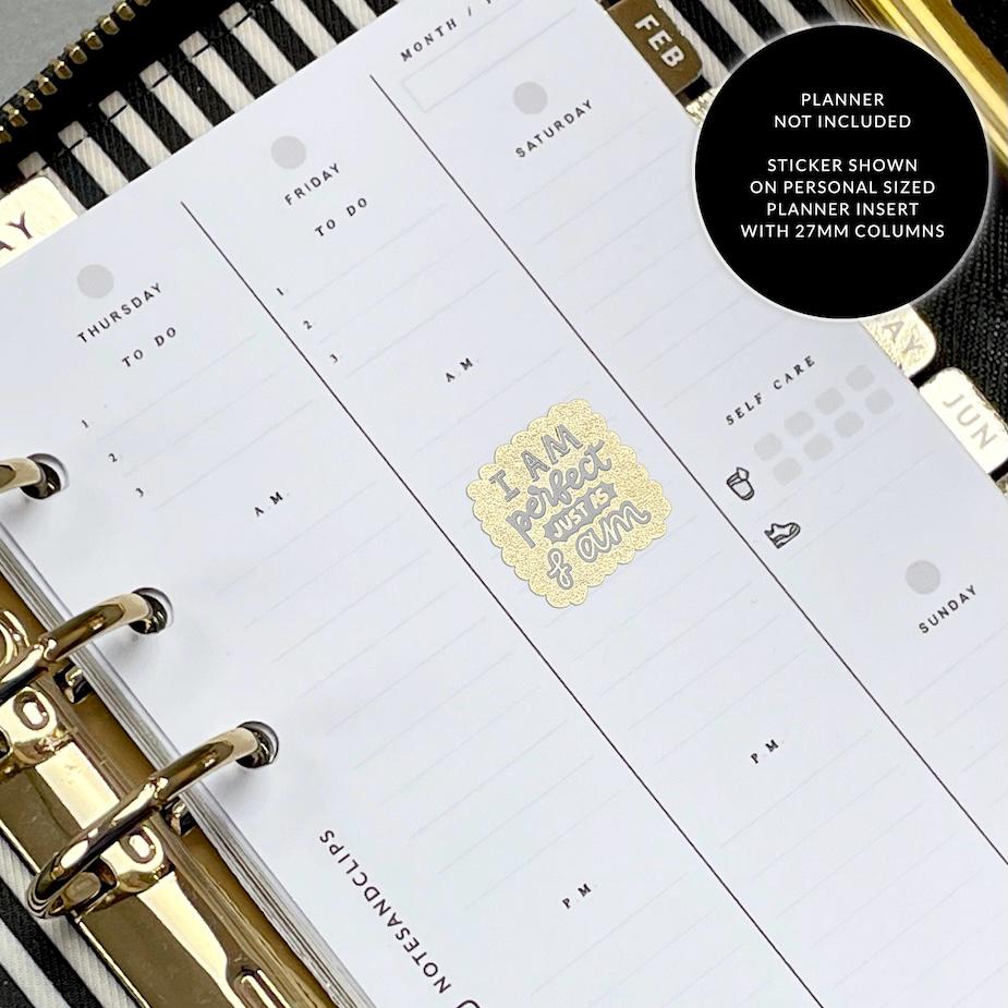 Foiled Inspiration Stickers for Planners