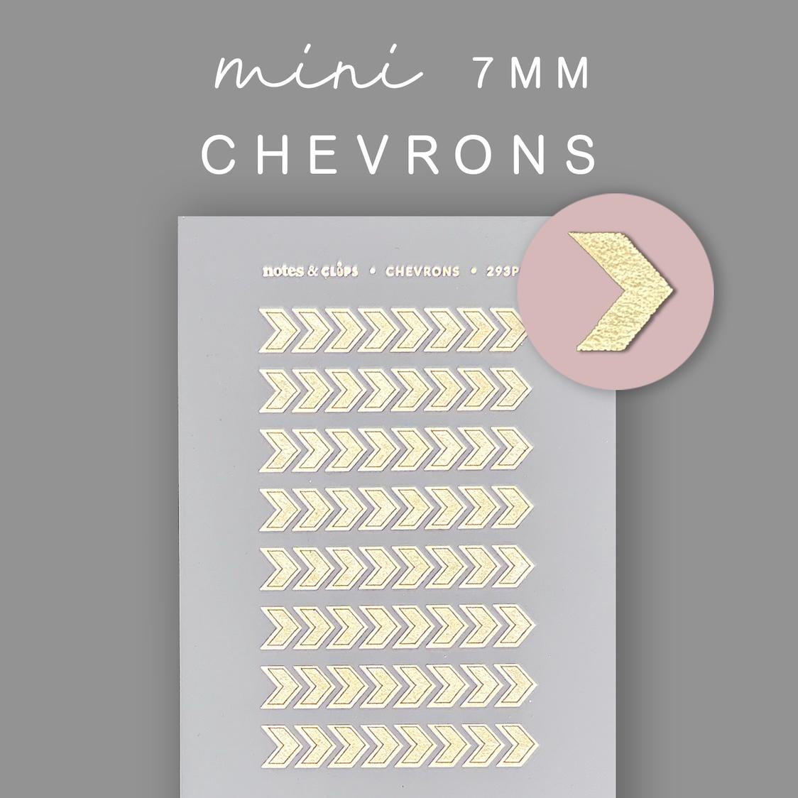 Foiled Chevron Stickers