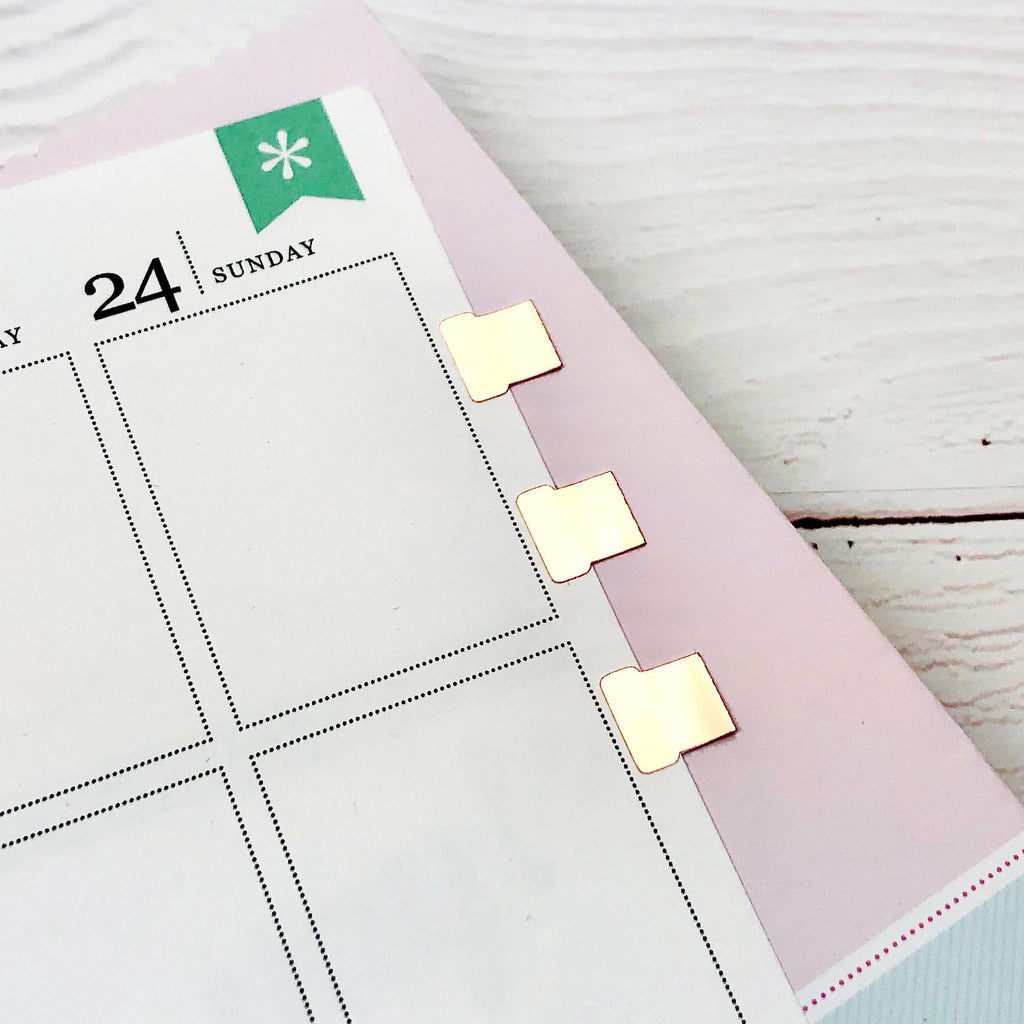 Foil Planner Stickers | 4 Sheet Utility Bundle
