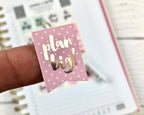 Foil Planner Stickers