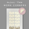 Gold Foil Work Icon Stickers: Functional Planner Stickers