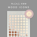 Mini Emoji Planner Stickers: Mood Icons