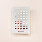Mini Bow Planner Stickers: 6mm Bow Icons