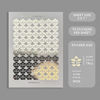 Foiled Weight Loss Stickers - Pounds Lost Star Stickers Set One - 1 lbs to 70lbs