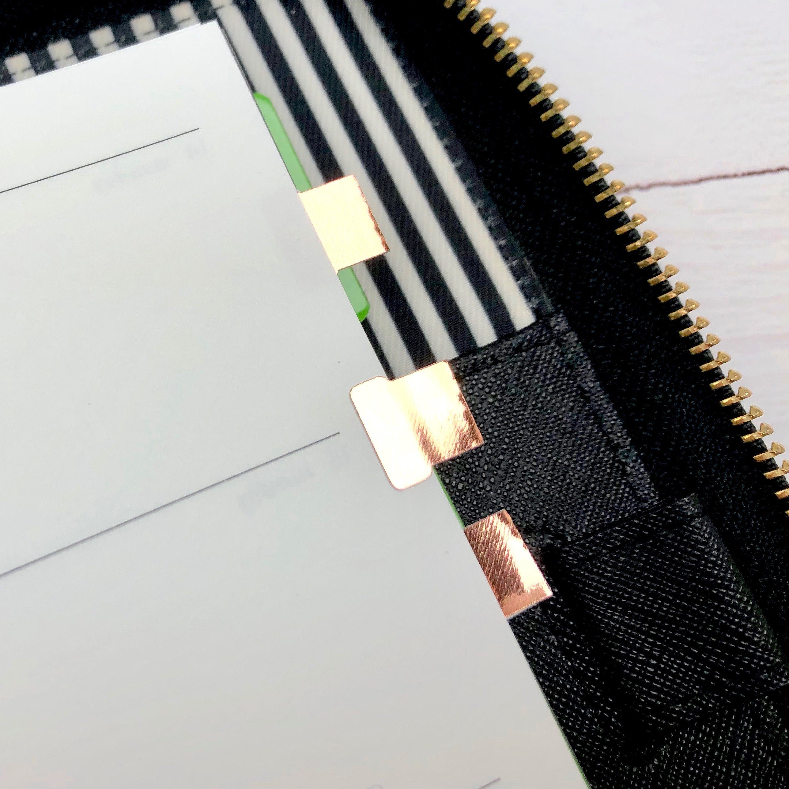 Blank Foiled Tab Stickers