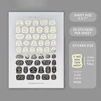 Foiled Motivational Planner Stickers