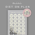 Foiled Diet On Plan Weight Loss Stickers