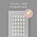 Foiled Pushpin Stickers - 30 Mini Planner Stickers