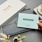 Green & Metallic Gold Chevron Stationery Gift Set