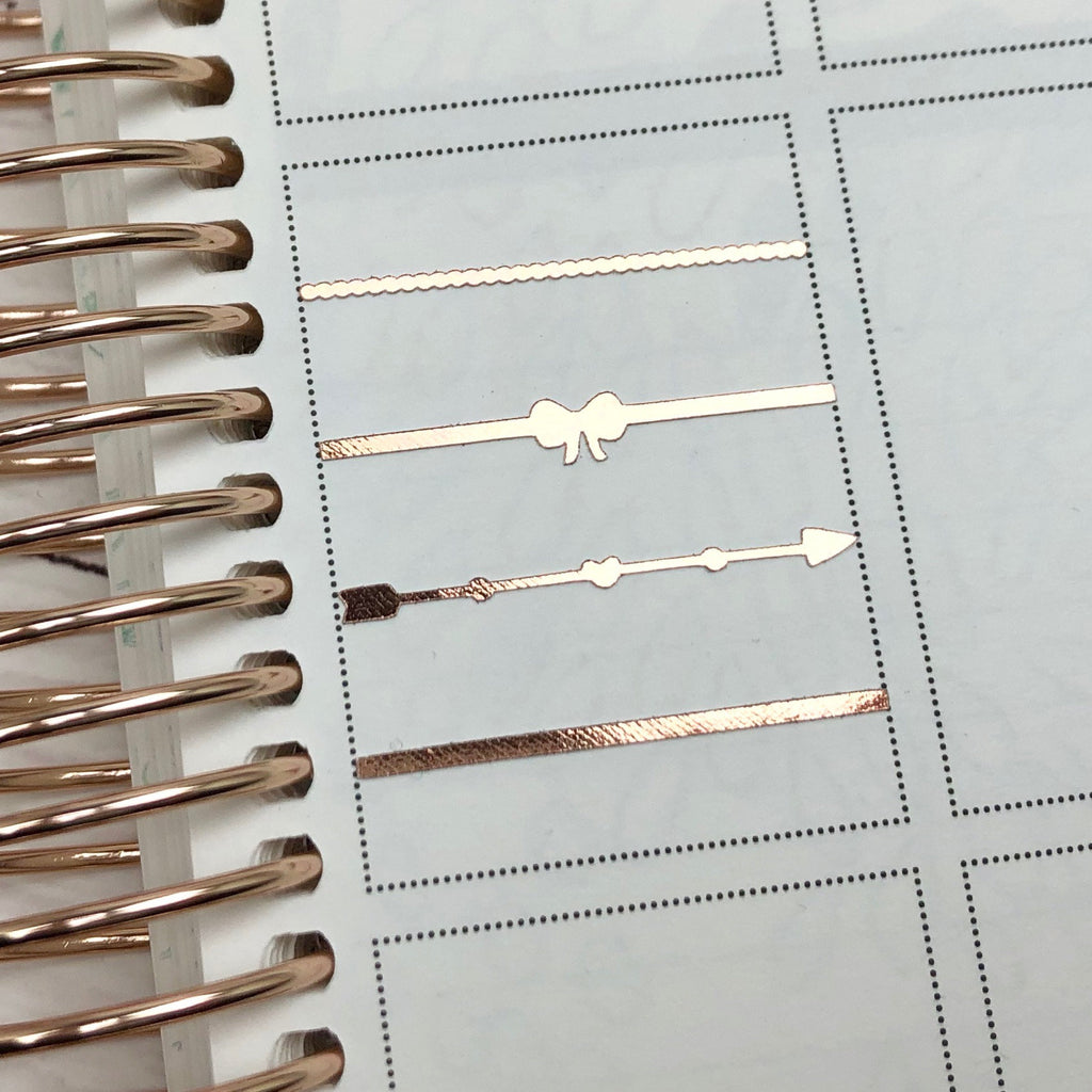Mixed Foiled Divider Stickers