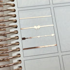 Mixed Foiled Divider Stickers