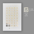 Foiled Window Icon Planner Stickers: Housekeeping, Mini Planner Icons