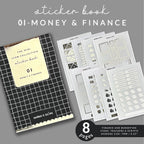 Money & Finance Sticker Book: Mini Planner Icons