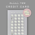 Foiled Credit Card Planner Stickers