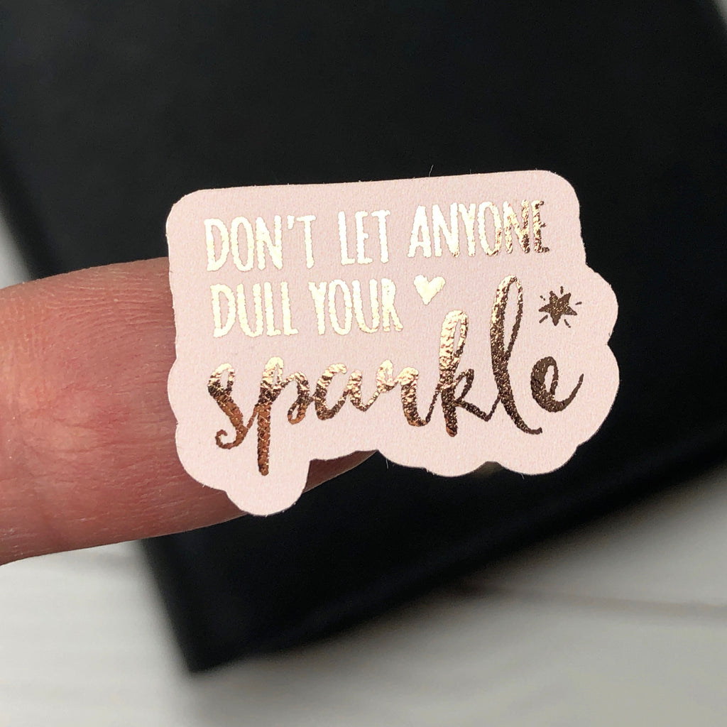Motivation Stickers, Inspirational Stickers, Blush Pink and Rose Gold