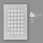 Foiled Budget Planner Stickers