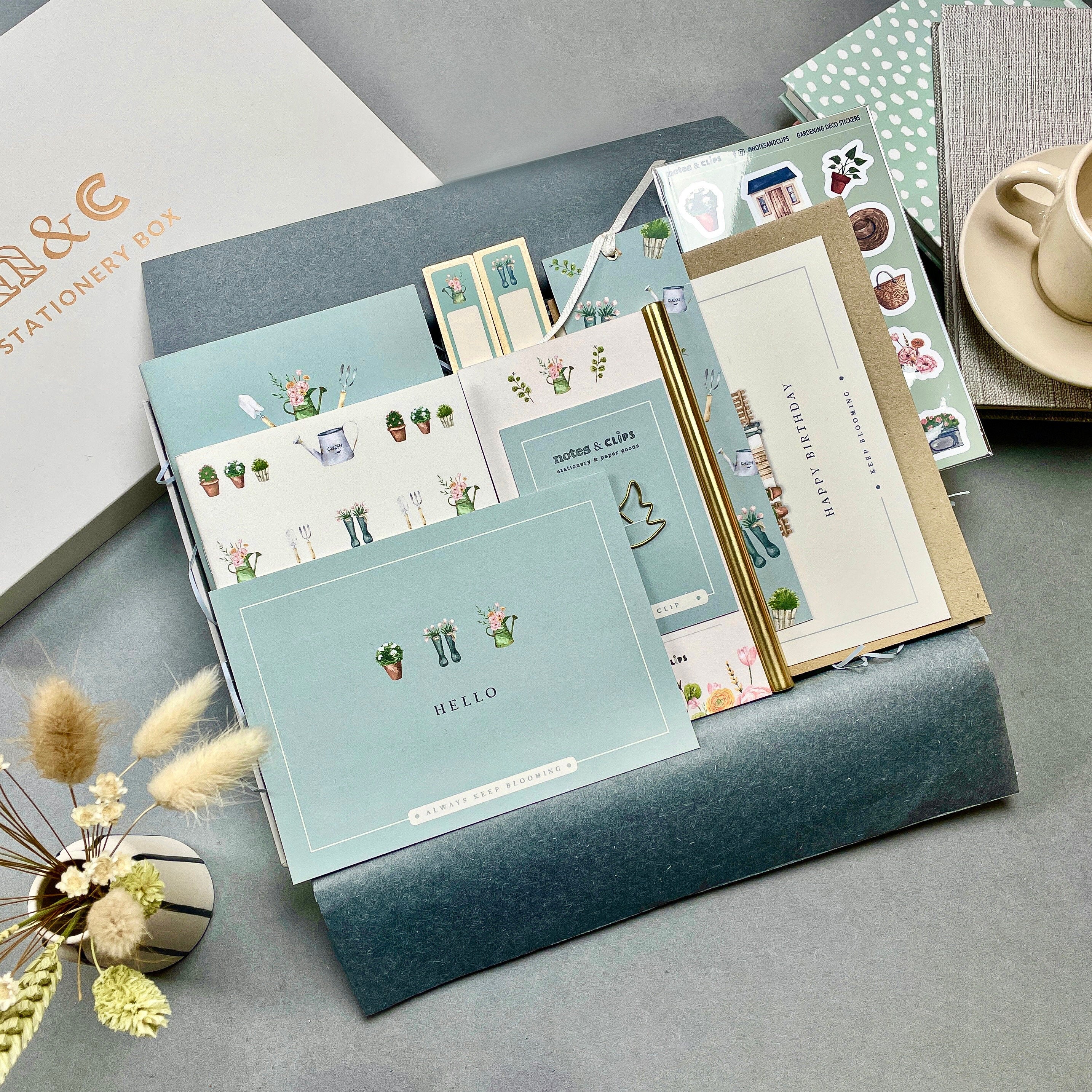 Gardening Stationery Letterbox Gift