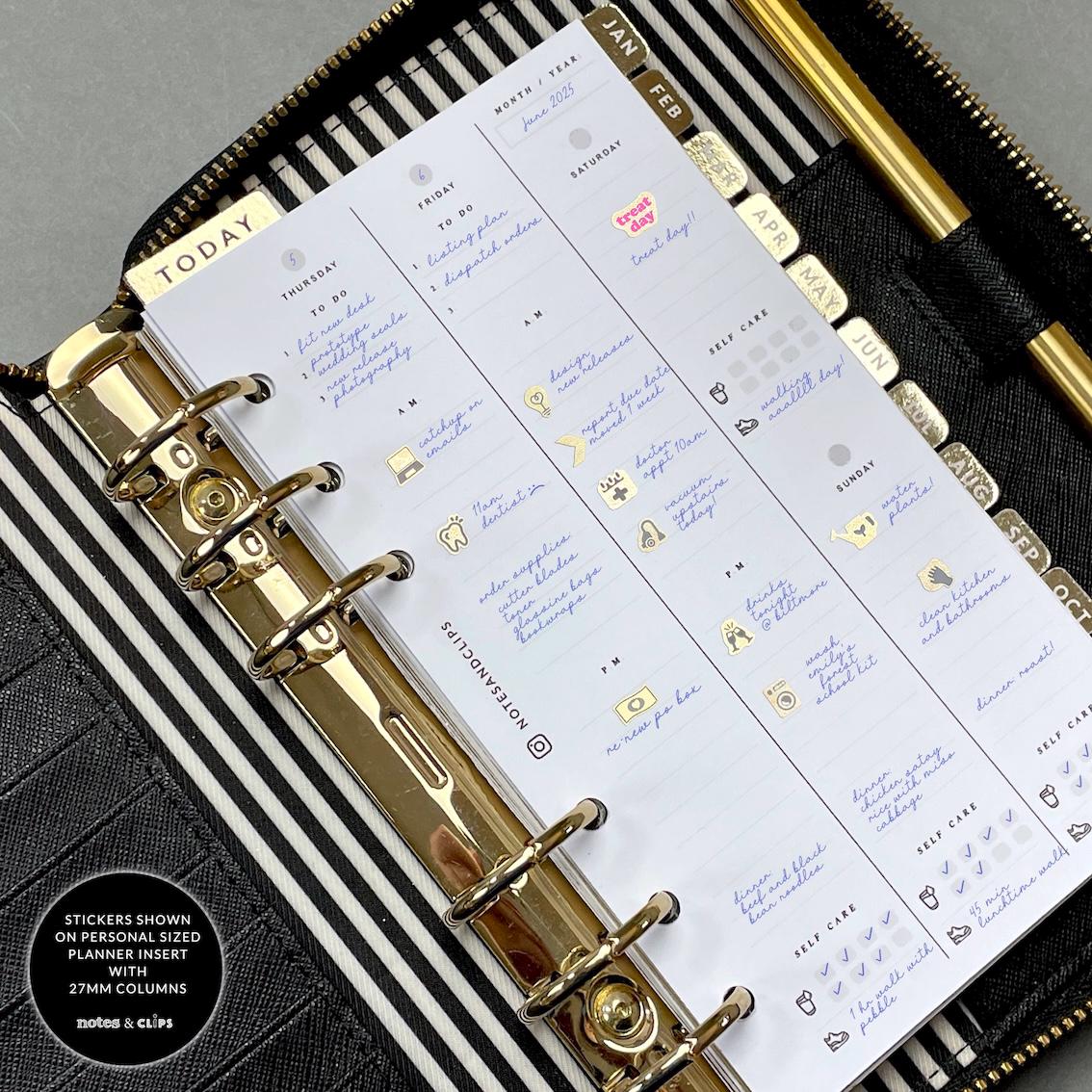 Foiled Chevron Stickers