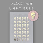 Foiled Light Bulb Stickers