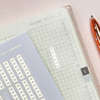 Mini Checklist Planner Stickers: Foiled List Stickers for Hobonichi Weeks