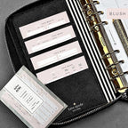 Pack of 8 Planner Cards - Black and White, Minimalistic Planner