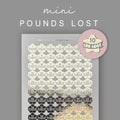 Foiled Weight Loss Stickers - Pounds Lost Star Stickers Set One - 1 lbs to 70lbs