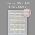 Foiled Weekly Tracker Stickers