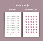 Cleaning Chore Planner Stickers: Mini Icon Set