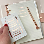Foiled Bunting Planner Stickers: Decorative Divider Stickers