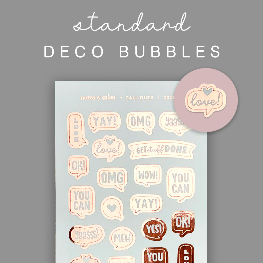 Foiled Motivation Planner Stickers: Icon Sheet