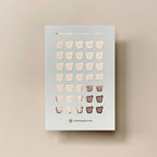 Mini Grocery Cart Planner Stickers: Foiled Hobonichi Weeks Stickers
