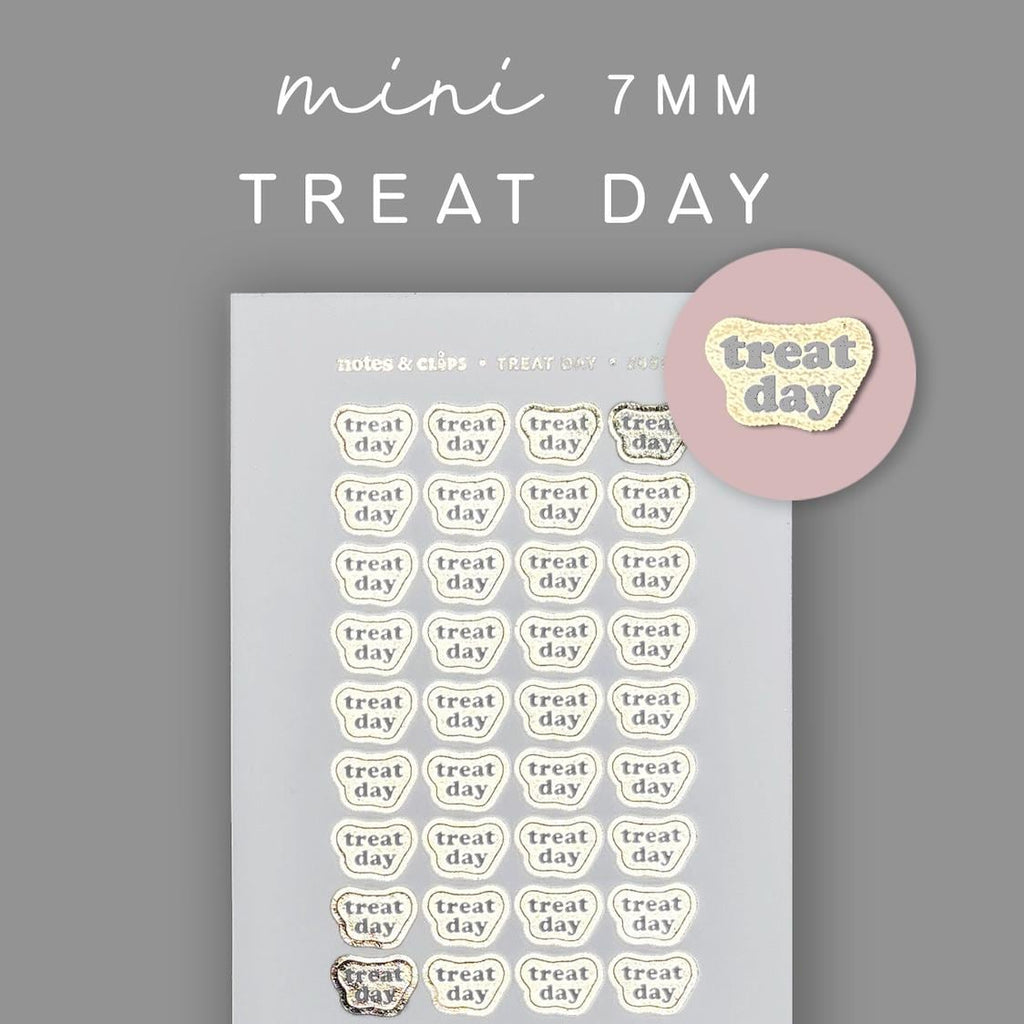 Foiled Treat Day Stickers
