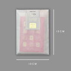 Pack of 10 Foiled Oops Planner Stickers with Mostly Blush Backgrounds