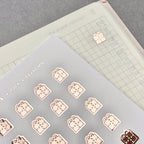 Foiled Mini Gift Icons Planner Stickers