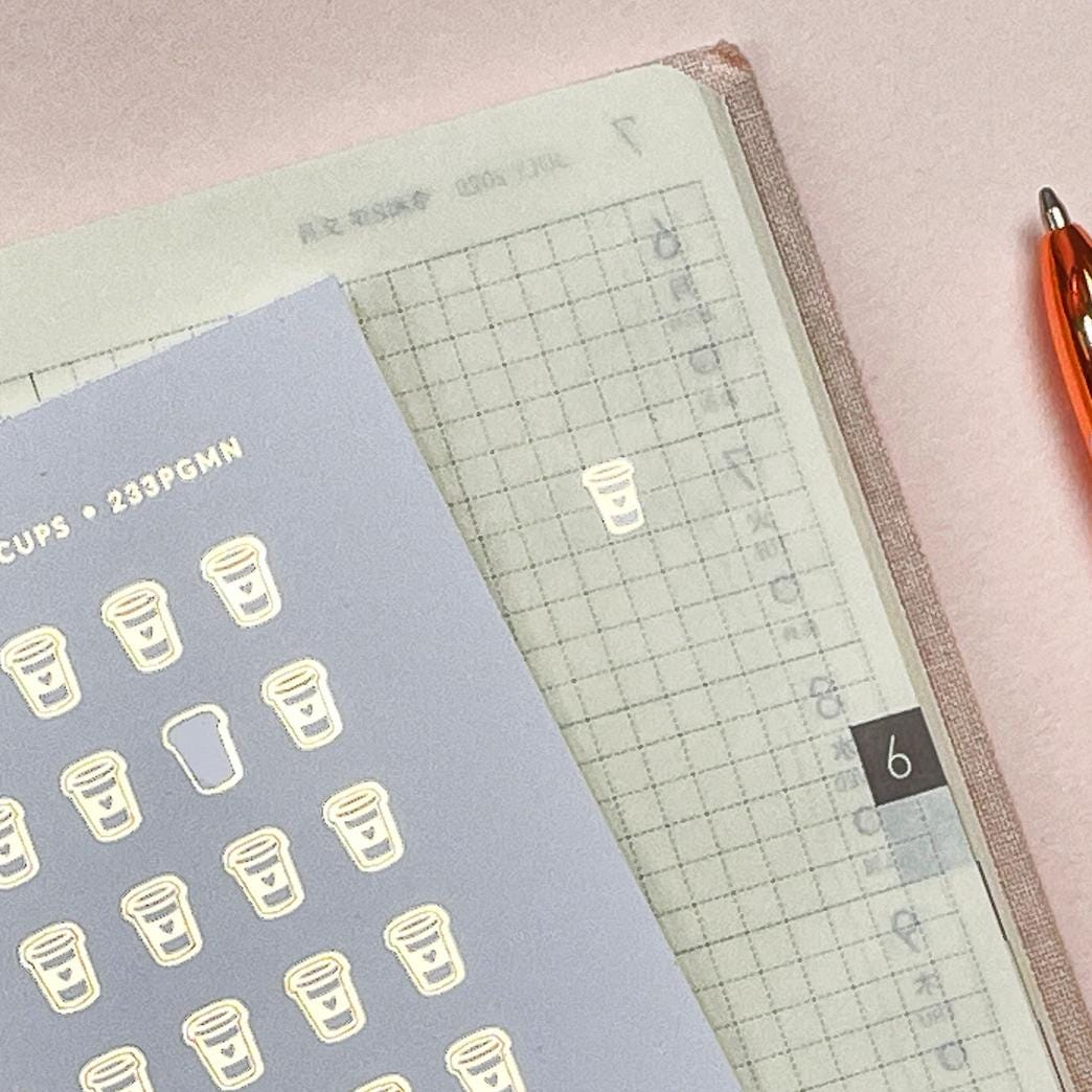 Mini Coffee Stickers